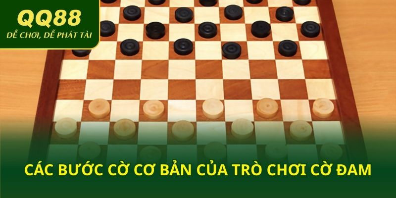 Các bước cờ cơ bản của trò chơi cờ đam